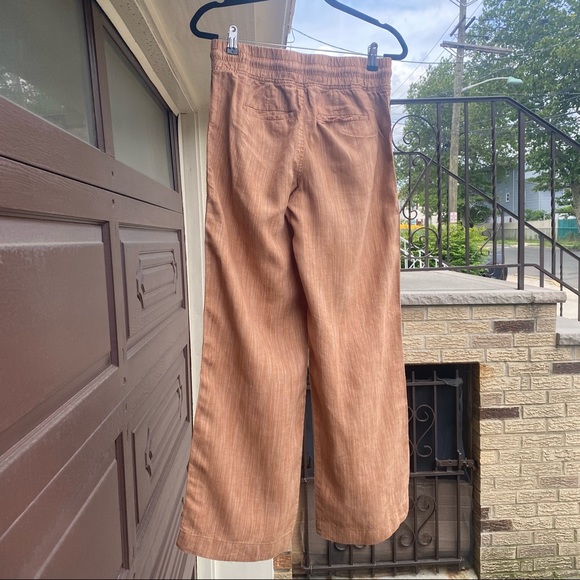 Cabo Tan Linen Wide Leg Pant 6 - Picture 11 of 16